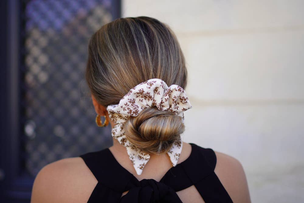 Fiocco Garance Fiorito Crema e Marrone - Bohomane