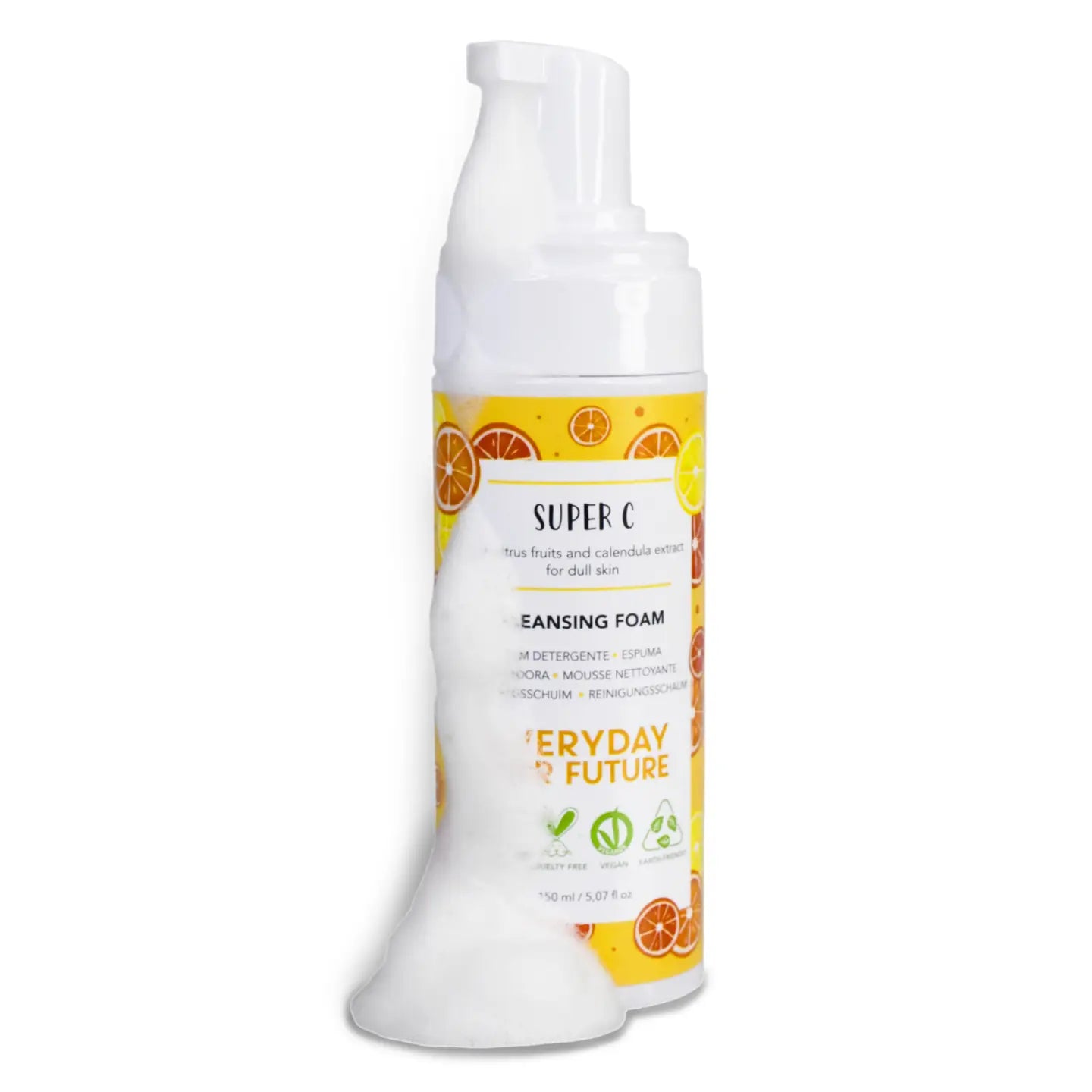 Foam con Estratto di Agrumi - Detergente Viso Delicato